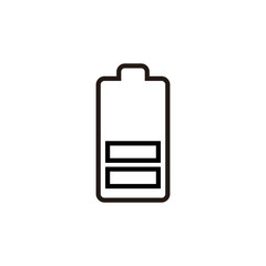 battery icon isolated on white background. Battery vector icon