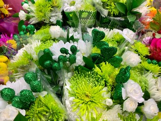 flowers St Patrick’s day 