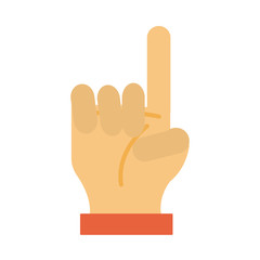 hand with index finger ramadan arabic islamic celebration tone color icon