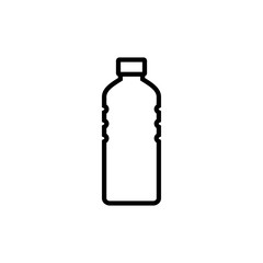 Bottle icon isolated on white background. Bottle icon in trendy flat design