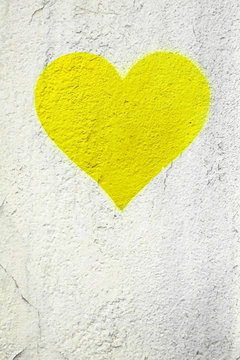 Yellow urban Heart