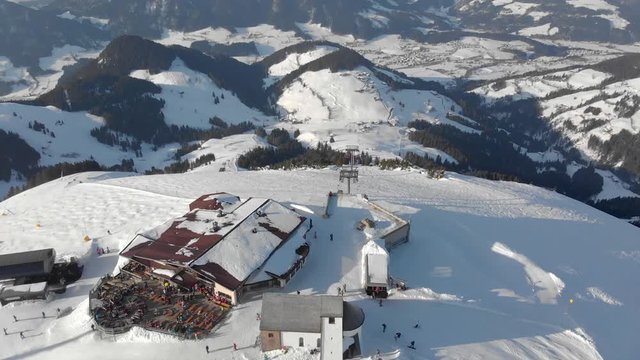 Hohe Salve S&ouml;ll from a drone