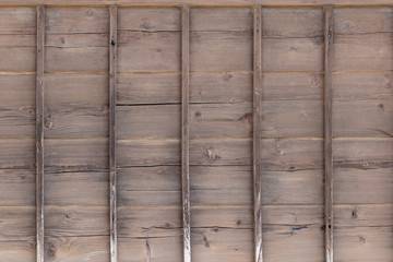 木材で作られた古い壁の背景素材 