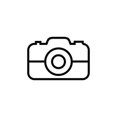 Camera Icon isolated on white background. Camera symbol. Camera vector icon