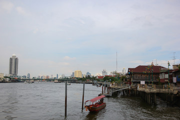 Bangkok Scenery along the Chao Praya River