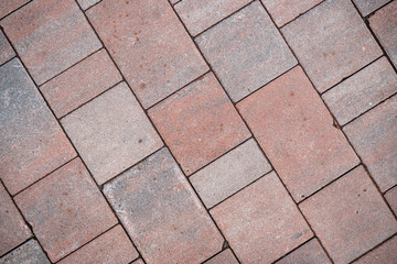 Background image of neatly laid paving tiles for the exterior