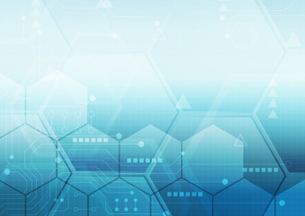 hexagon technology background