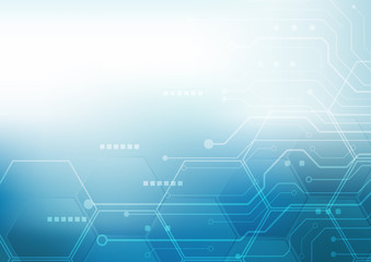 hexagon technology background