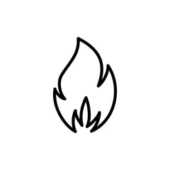 Fire icon vector. Fire flame icon template. Fire flames symbol vector sign isolated on white background.