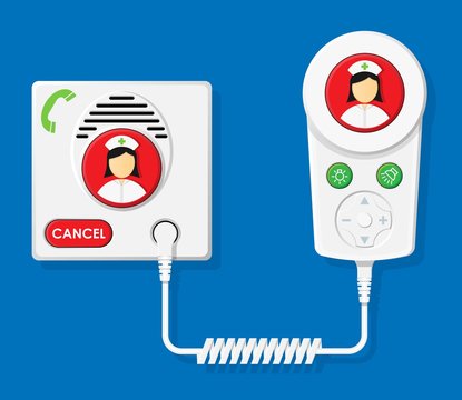 Nurse Call Button in Hospital Clinic Healthcare Medical Electronic Communication Equipment with Nurse or Staff When Needed Help
