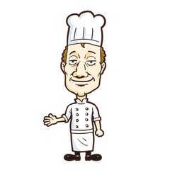 イラスト ：フレンチ シェフ