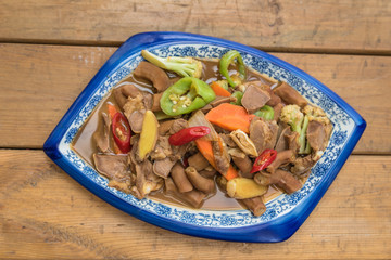 Chinese stir fry and home cooked dishes