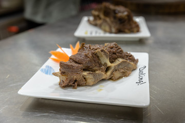 Chinese traditional snacks, delicious snacks made of beef