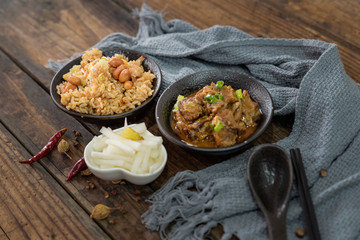 Chinese traditional snacks, delicious snacks made of beef