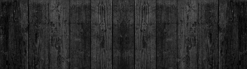 old black grey rustic dark wooden texture - wood background panorama banner long	