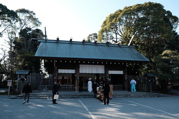 日本の神社での結婚式
