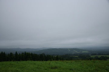Fototapeta na wymiar 北海道の高原