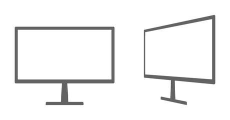 computer monitor tv icon