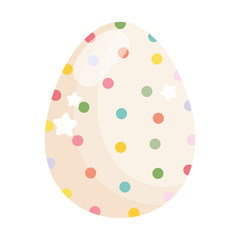 happy easter decorative egg ornament season icon