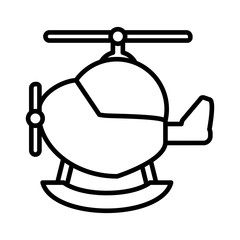 toy helicopter on white background, baby toys