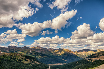 Fototapeta premium clouds over mountains