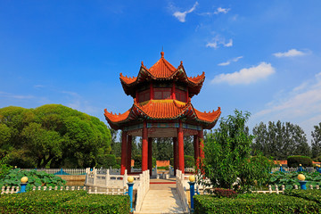 Chinese traditional Pavilion in the park