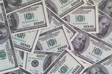 Texture of us dollar banknotes. Business, Finance, cash.