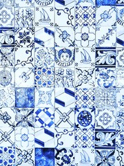 Fototapeta premium set of seamless patterns