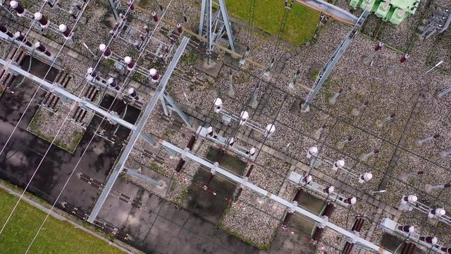 Elektizit&auml;tswerk von oben aufgenomenn