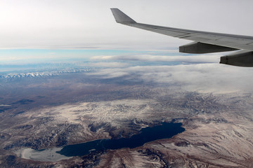 Fototapeta premium wing of an airplane