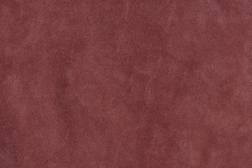 Red natural suede leather soft touch textured background