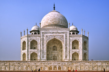 Fototapeta na wymiar Taj Mahal Agra 2019