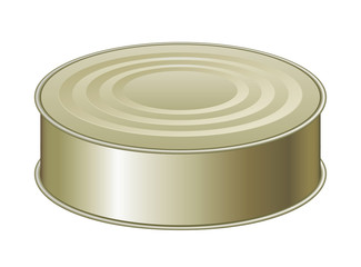 Still tin can. Vector drawing