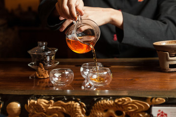 china tea products on table