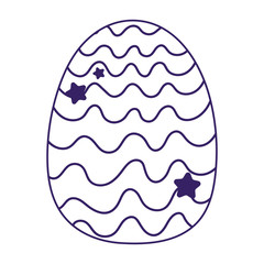 happy easter decorative egg ornament season icon