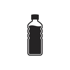 bottle icon in trendy flat design 