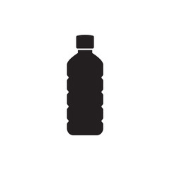 bottle icon in trendy flat design 