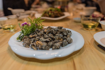 Rich and delicious banquet dishes