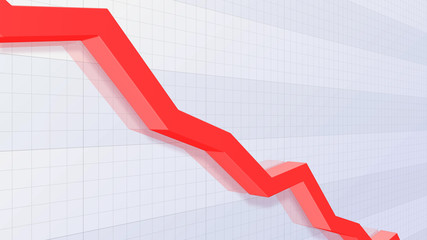 Fototapeta premium Business Economy Data Graph Chart Bar Growth Success 3D illustration background