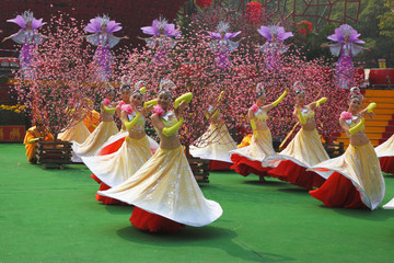  Dance group of girls  at the concert