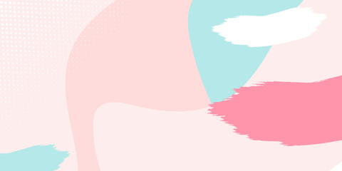 Obraz na płótnie Canvas Pink tosca brush liquid wave cuve abstract presentation background
