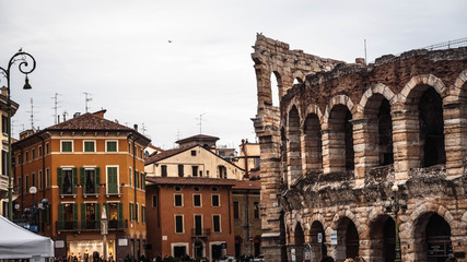 Arquitectura de Verona, Italia. CENTRO HISTÓRICO.