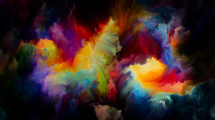 Obraz na płótnie Canvas Metaphorical Virtual Color