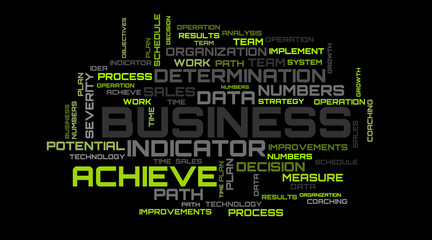 Fototapeta premium Abstract word collage on white background. Colorful business art