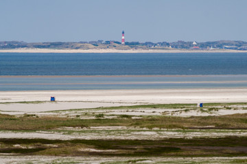 Blick vom Leuchtturm Norddorf in Richtung Hörnum/Sylt