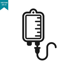 infuse icon in trendy flat style, blood bag icon, iv bag,intravenous bag 