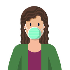 a nice character with protective mask