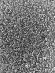 Broken lines gray texture. Hoarfrost on the wall.