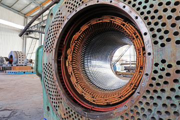 Large explosion-proof motor coil