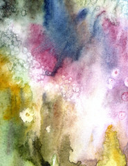 Abstract background, watercolor illustration, painting for a picture or poster.